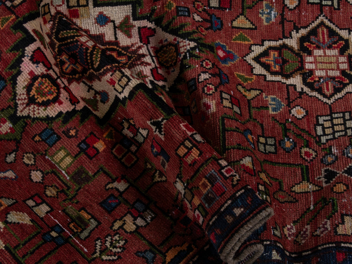 5637, Persian Hamadan Runner Rug