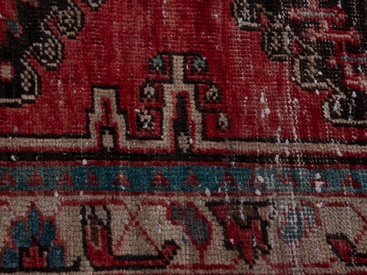 5639, Persian Hamadan Runner Rug