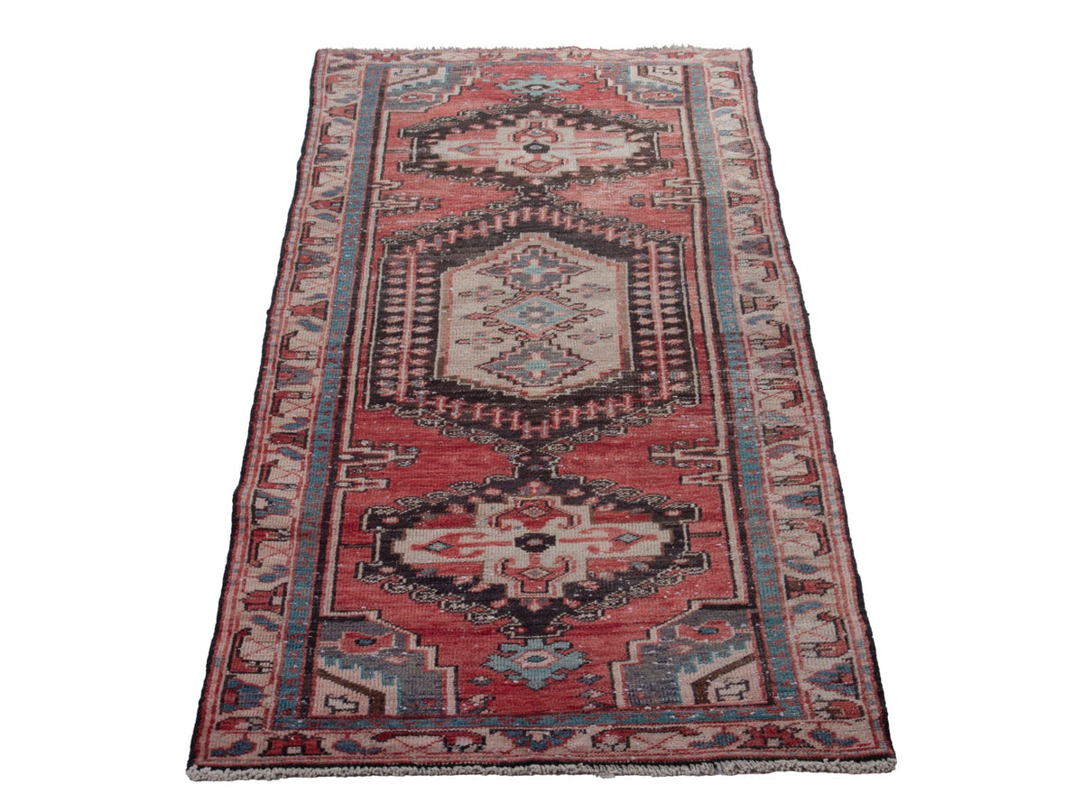 5639, Persian Hamadan Runner Rug