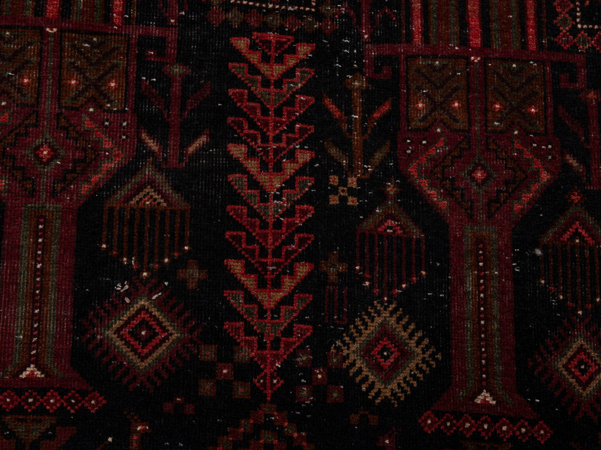 5643, Persian Baluch Runner Rug