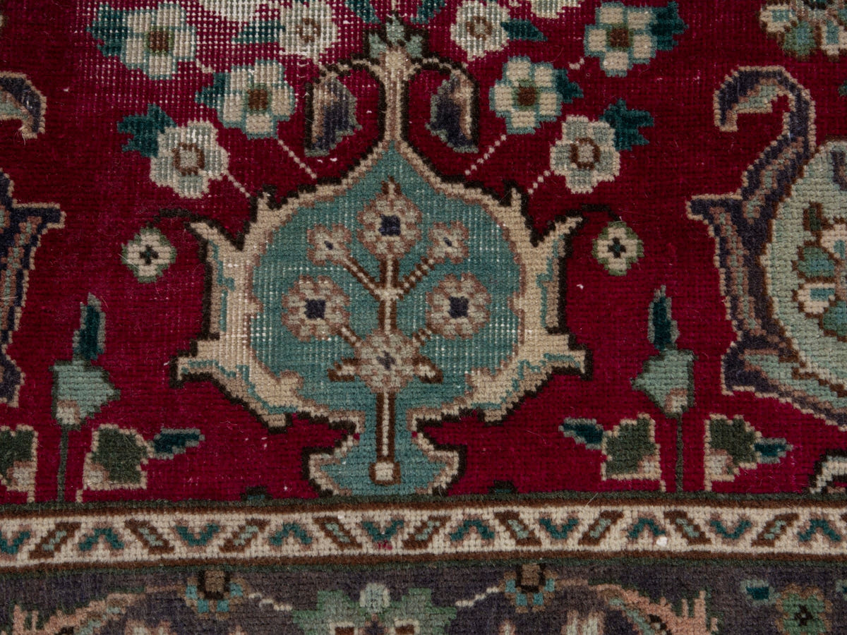 5646, Persian Tabriz Runner Rug