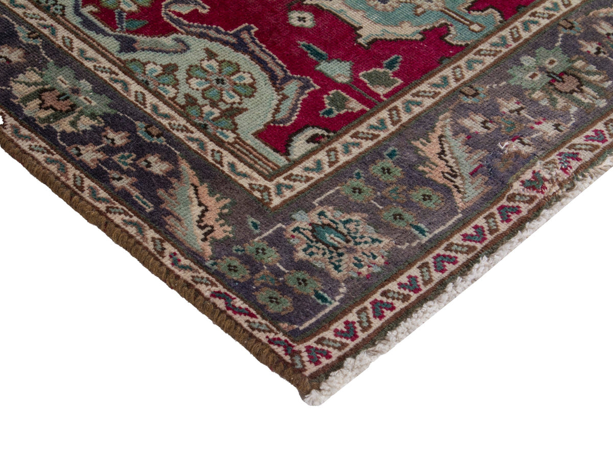 5646, Persian Tabriz Runner Rug