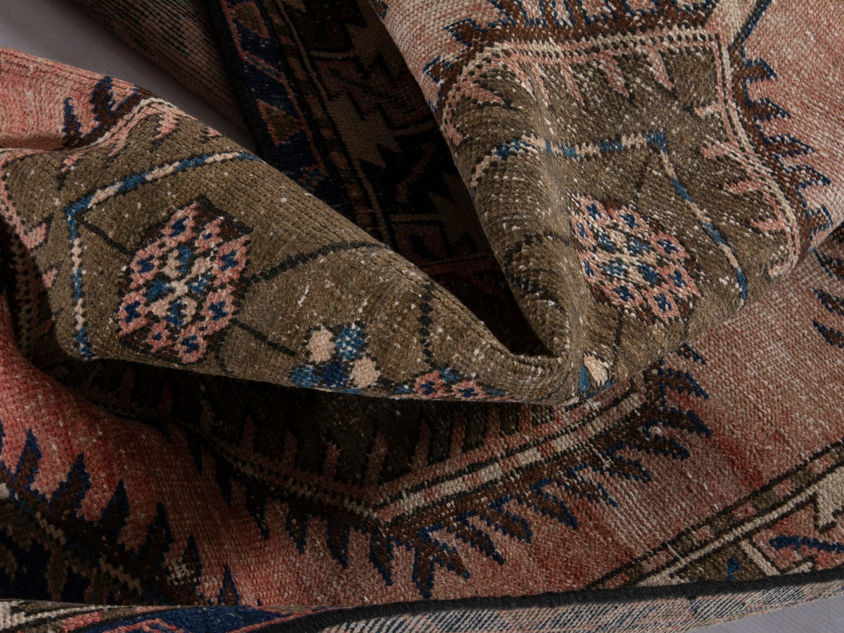 5659, Persian Bakhtiari Runner Rug