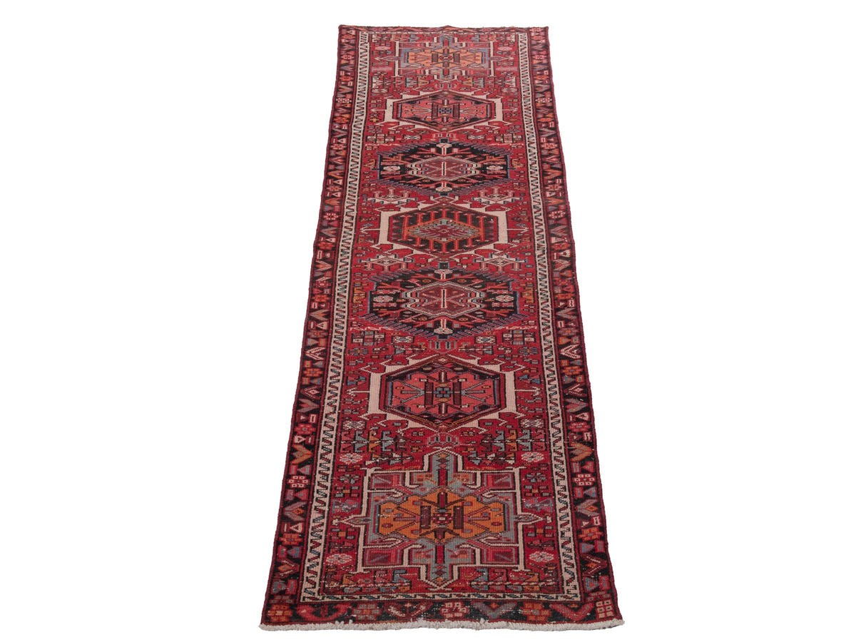 5672, Persian Gharajeh Runner Rug