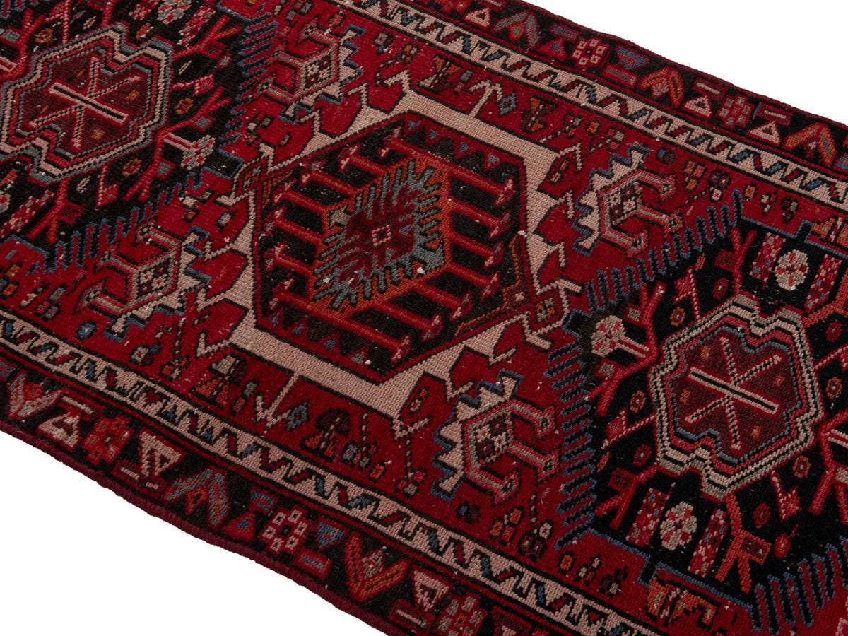 5672, Persian Gharajeh Runner Rug
