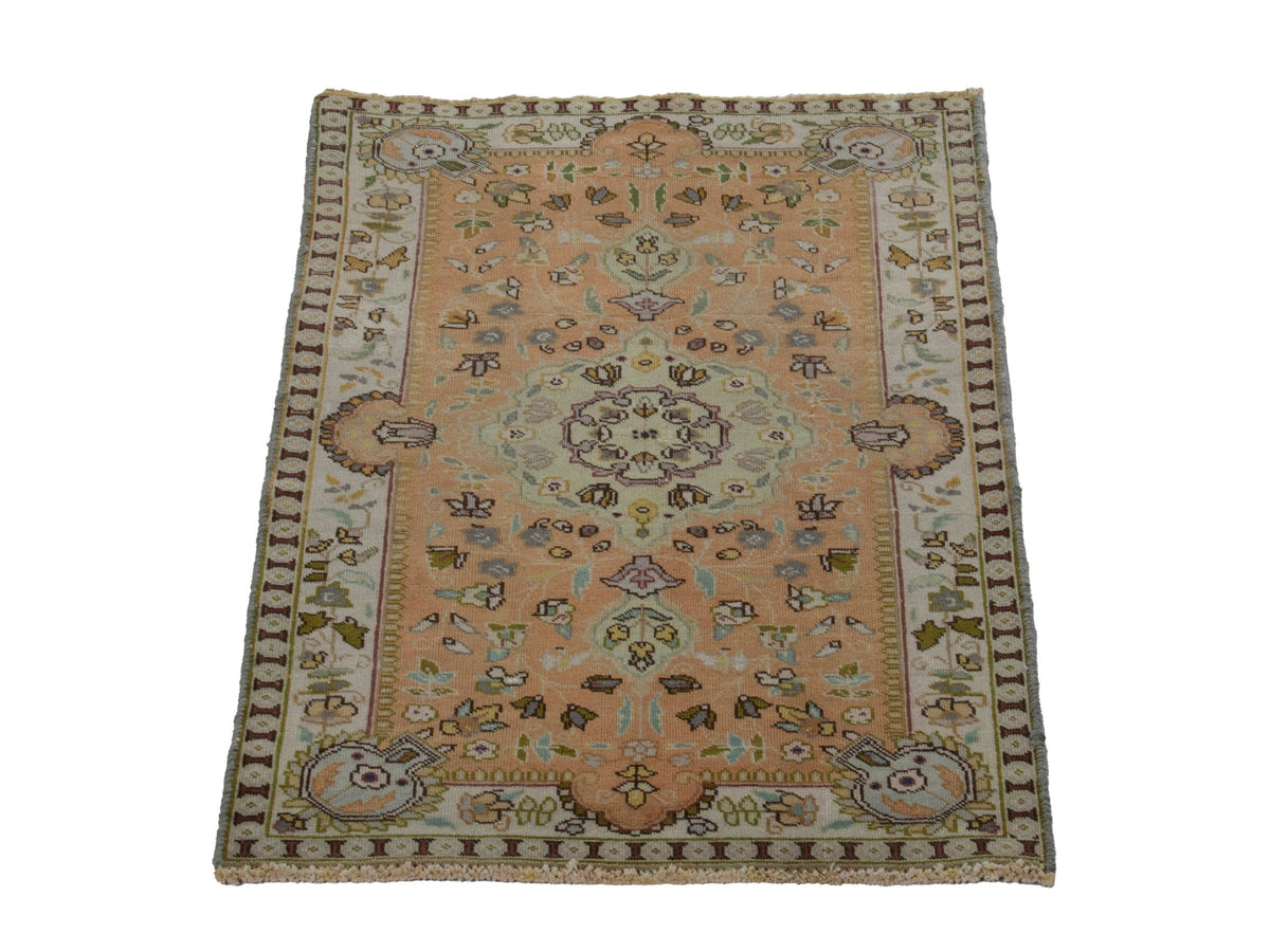 5732, Persian Tabriz Mini Rug