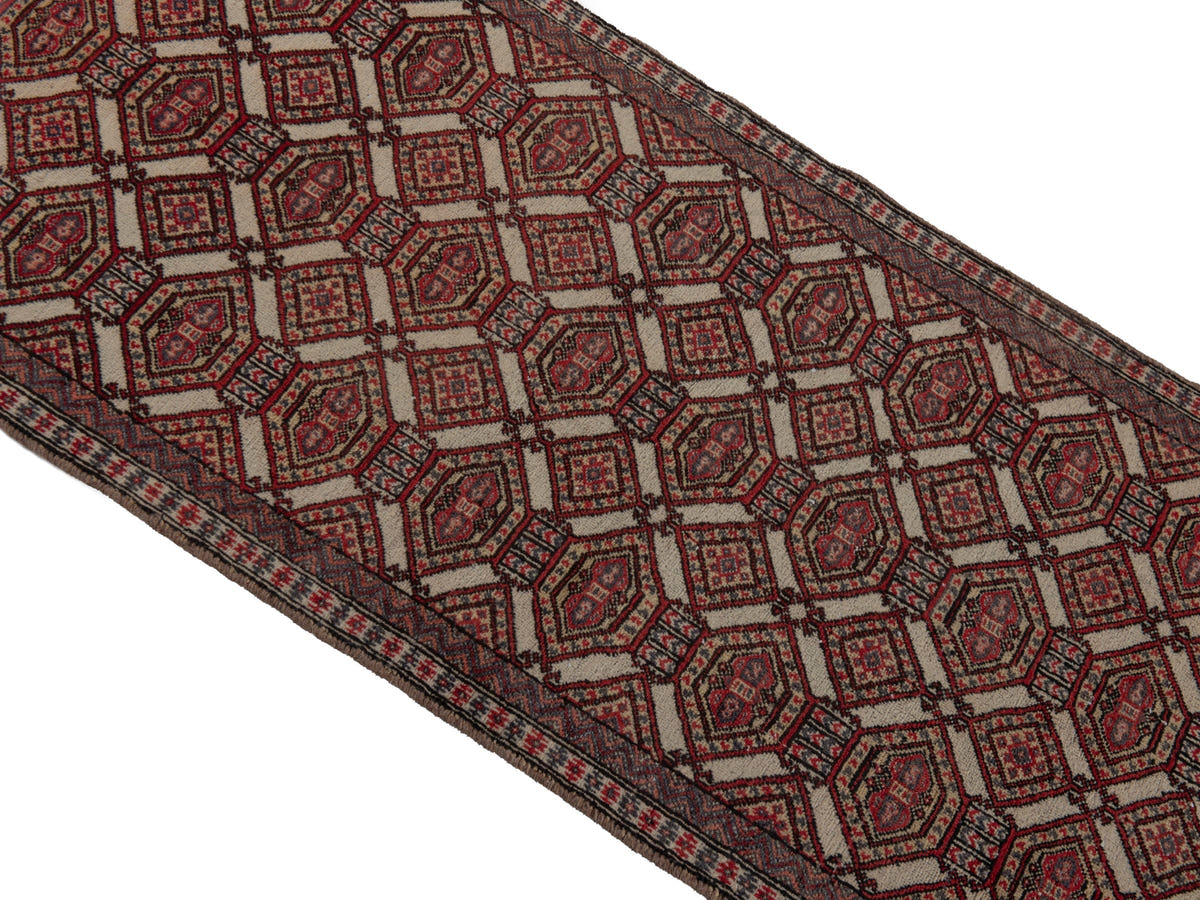 5763, Persian Torkaman Mini Rug