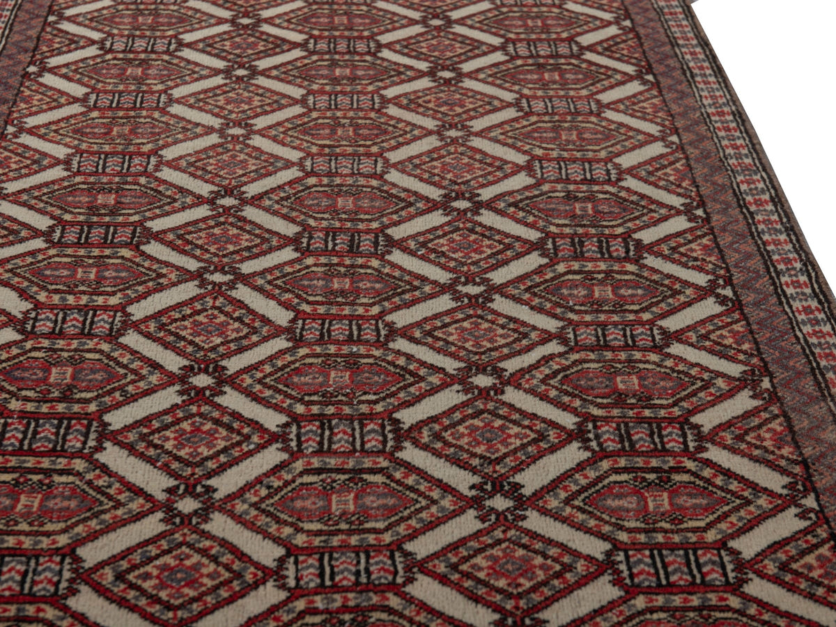 5763, Persian Torkaman Mini Rug