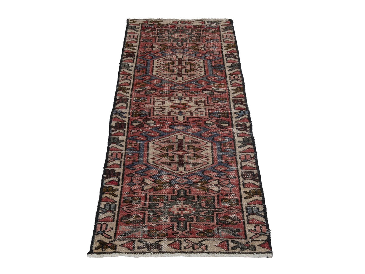 5766, Persian Gharajeh Mini Rug