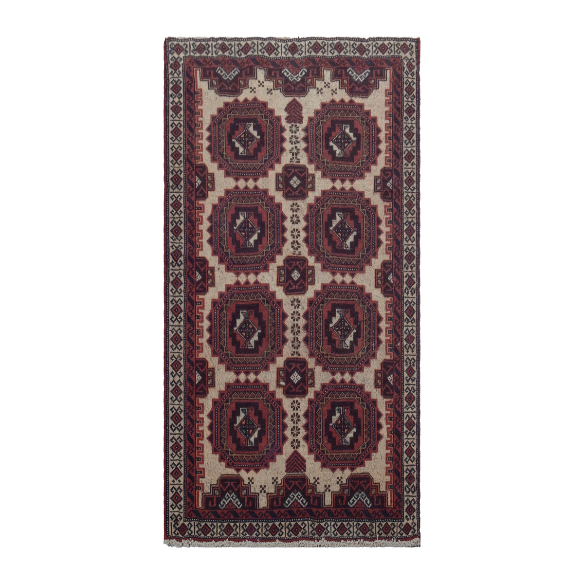 5780 - Persian Baluch Accent Rug 3'2" x 6'4"