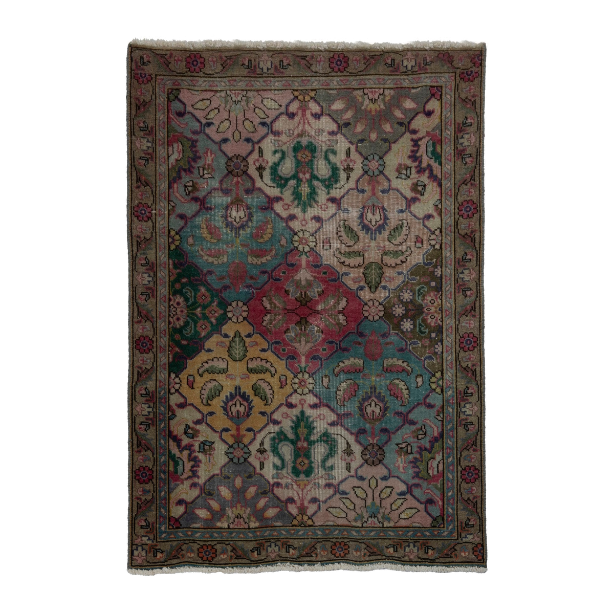 5782 - Persian Tabriz Accent Rug 3' x 4'6"
