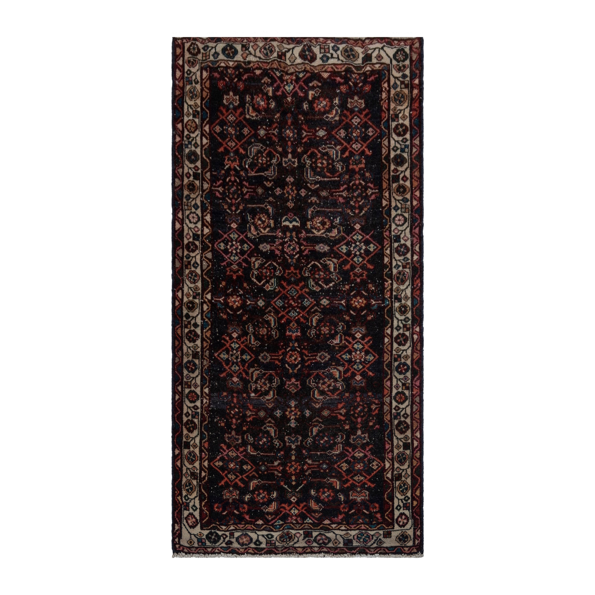 5784 - Persian Hamadan Runner Rug 3'1" x 6'4"