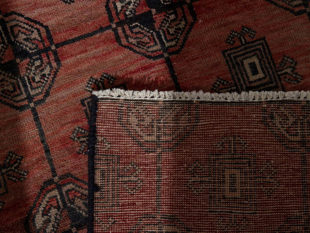5841, Persian Torkaman Mini Rug