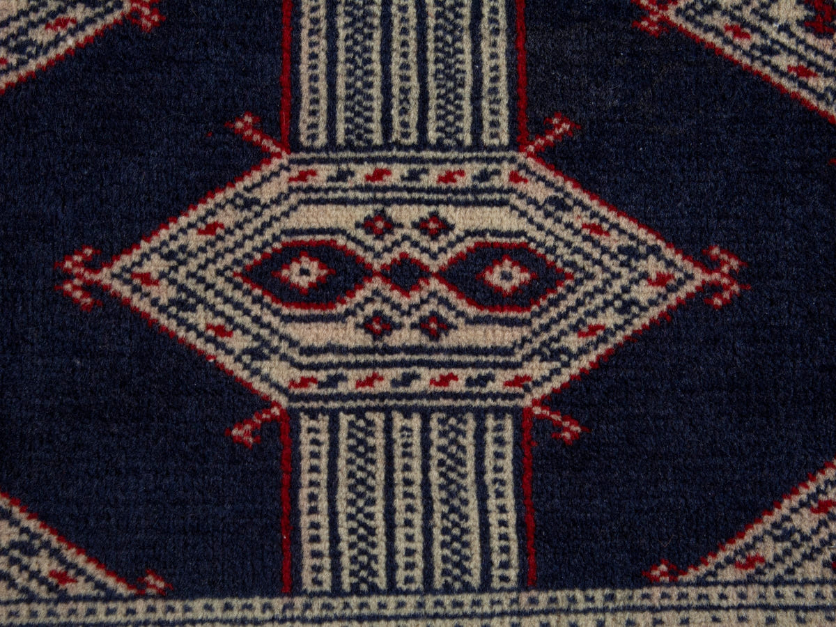 5846, Persian Torkaman Mini Rug
