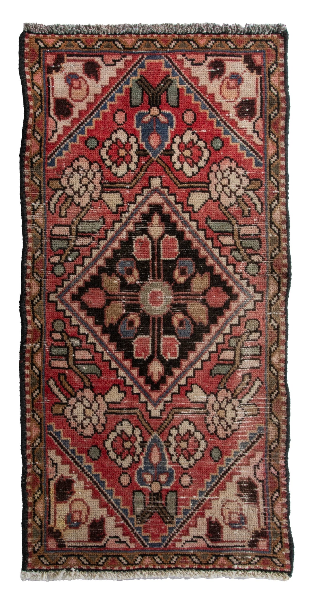 5855, Persian Hamadan Mini Rug