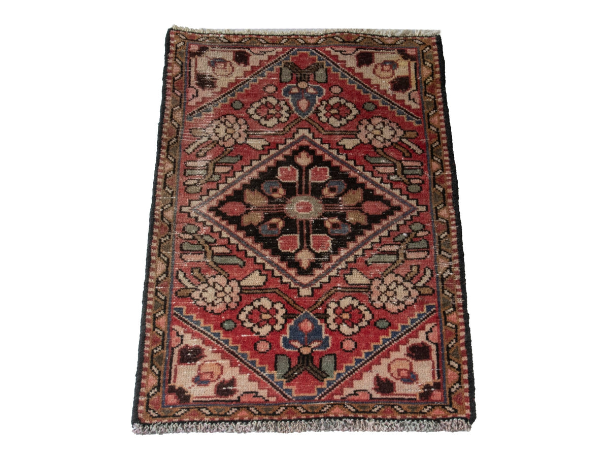 5855, Persian Hamadan Mini Rug