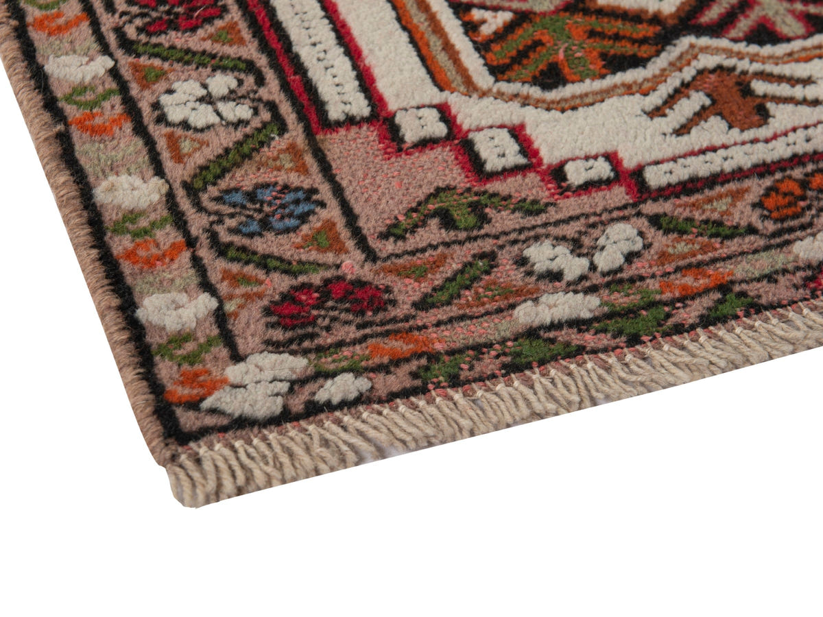 5856, Persian Torkaman Mini Rug