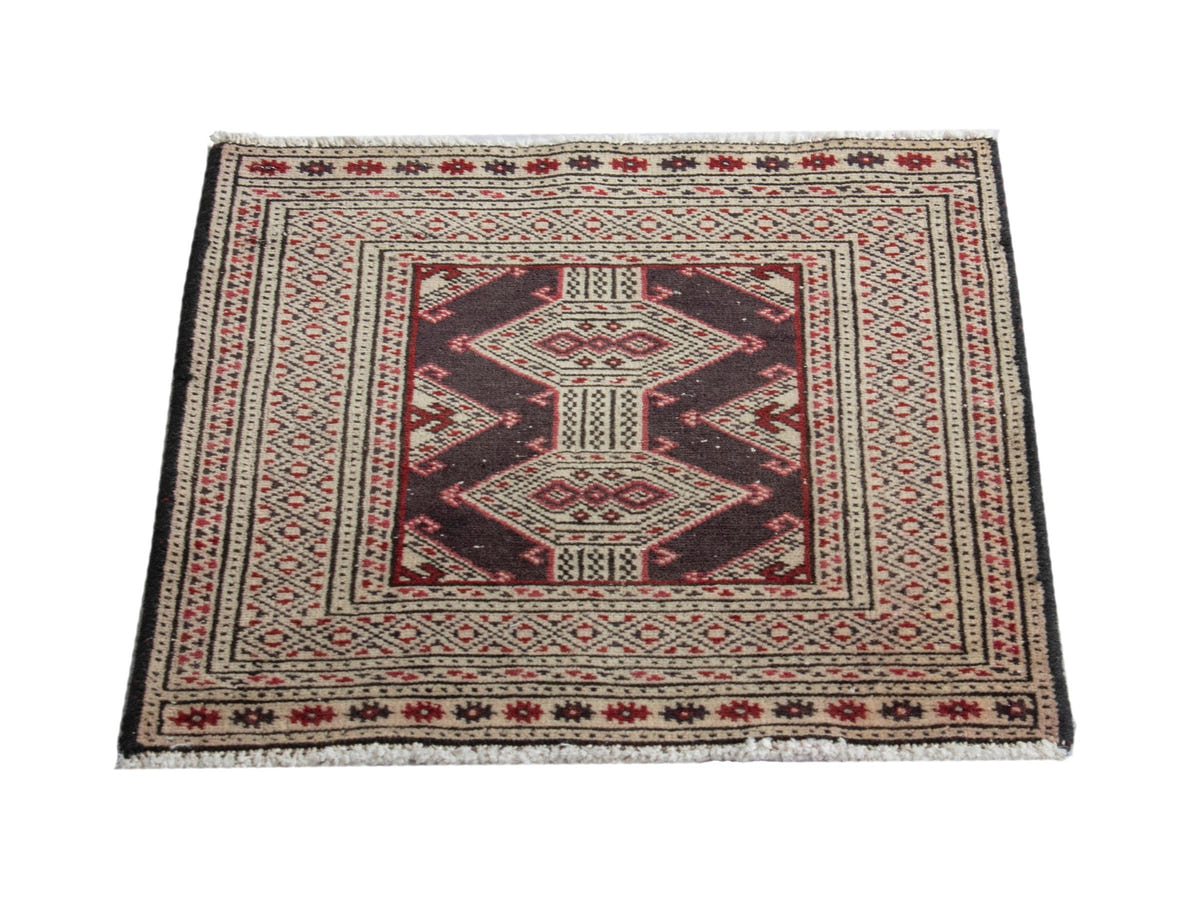 5861, Persian Torkaman Mini Rug