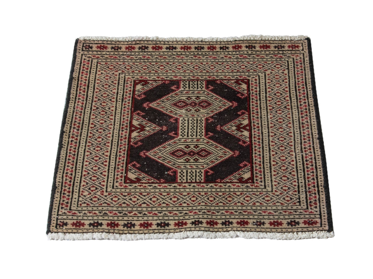 5861, Persian Torkaman Mini Rug