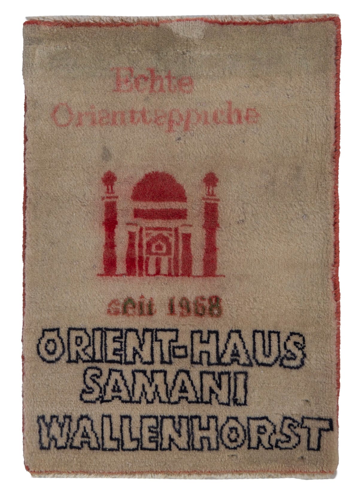 5864, Persian Kashan Mini Rug