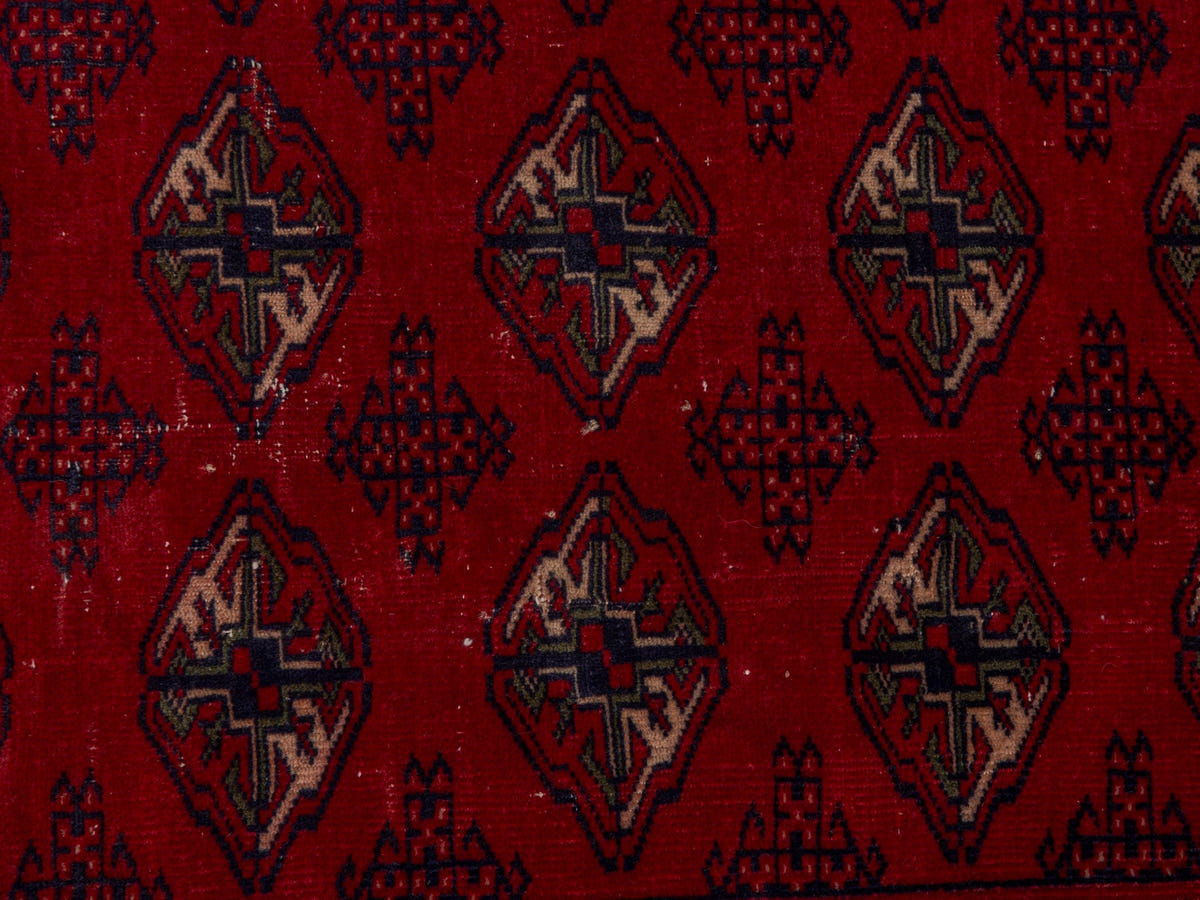 5870, Persian Torkaman Mini Rug