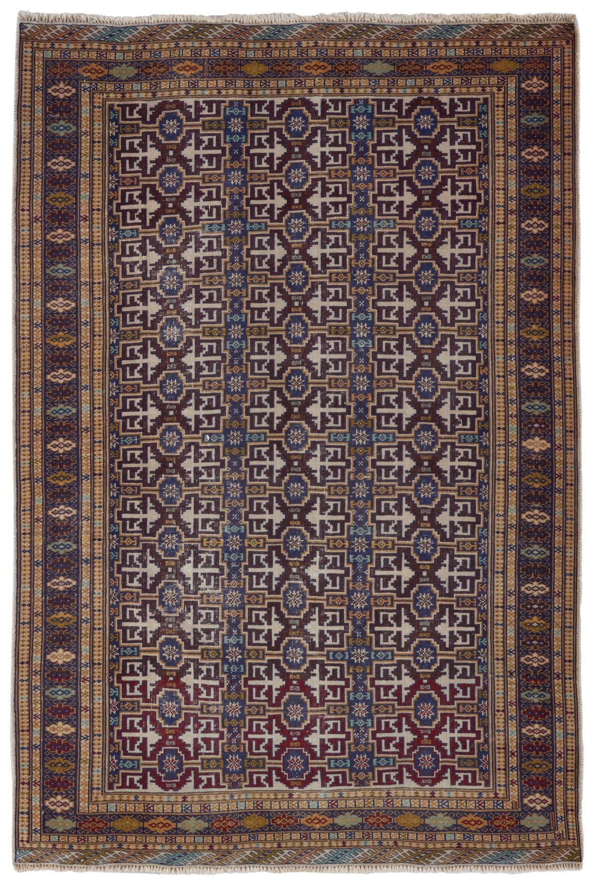 8933, Persian Torkaman Area Rug