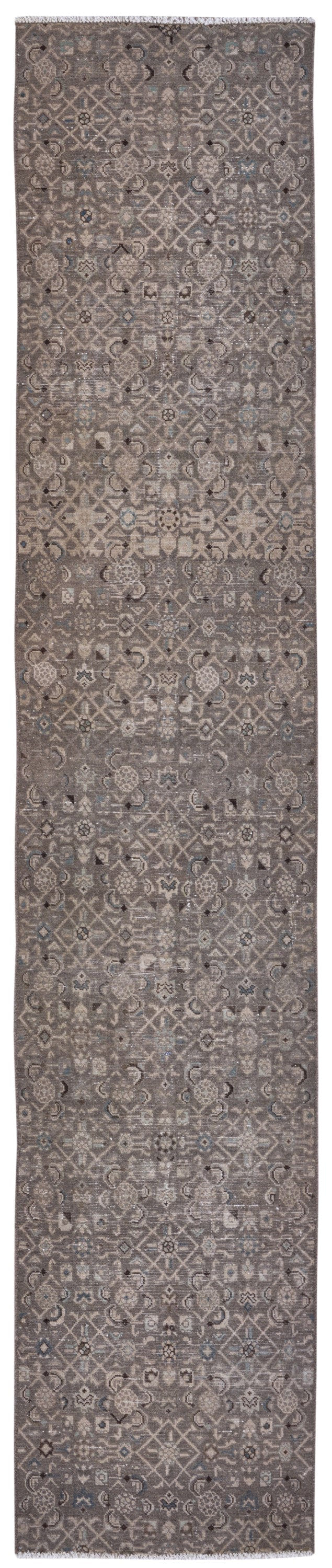 8966, Persian Hamadan Runner Rug