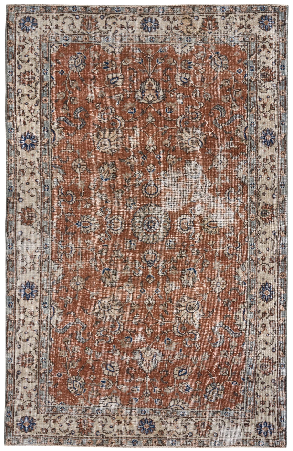 8073, Turkish Isparta Area Rug