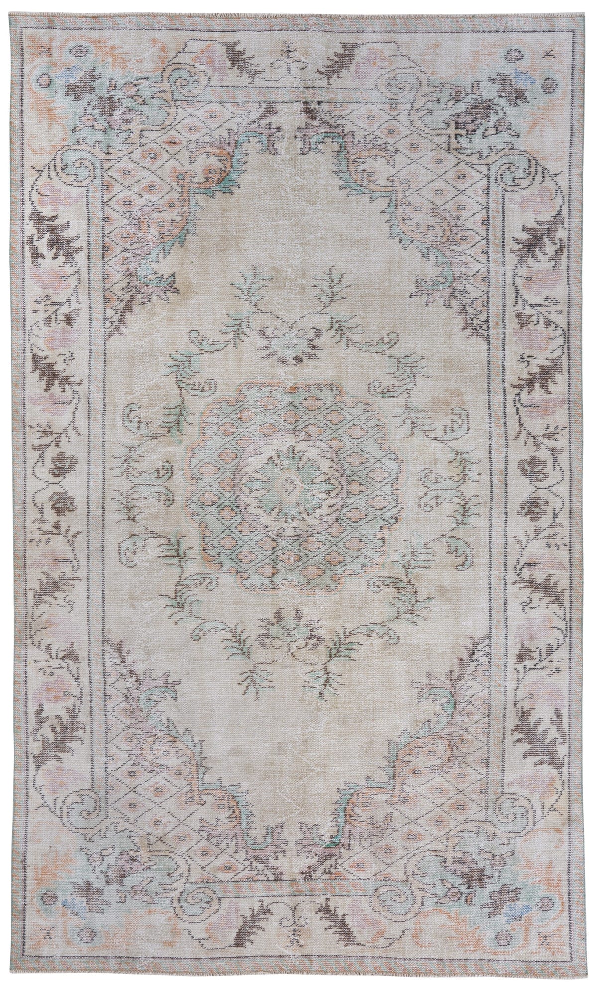 8107, Turkish Manisa Area Rug