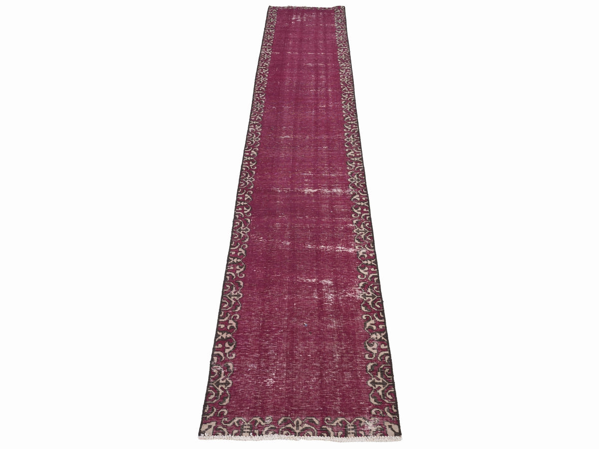 8916, Persian Tabriz Runner Rug