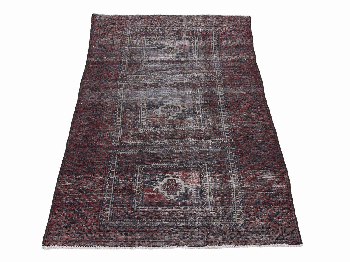 8906, Persian Baluch Area Rug