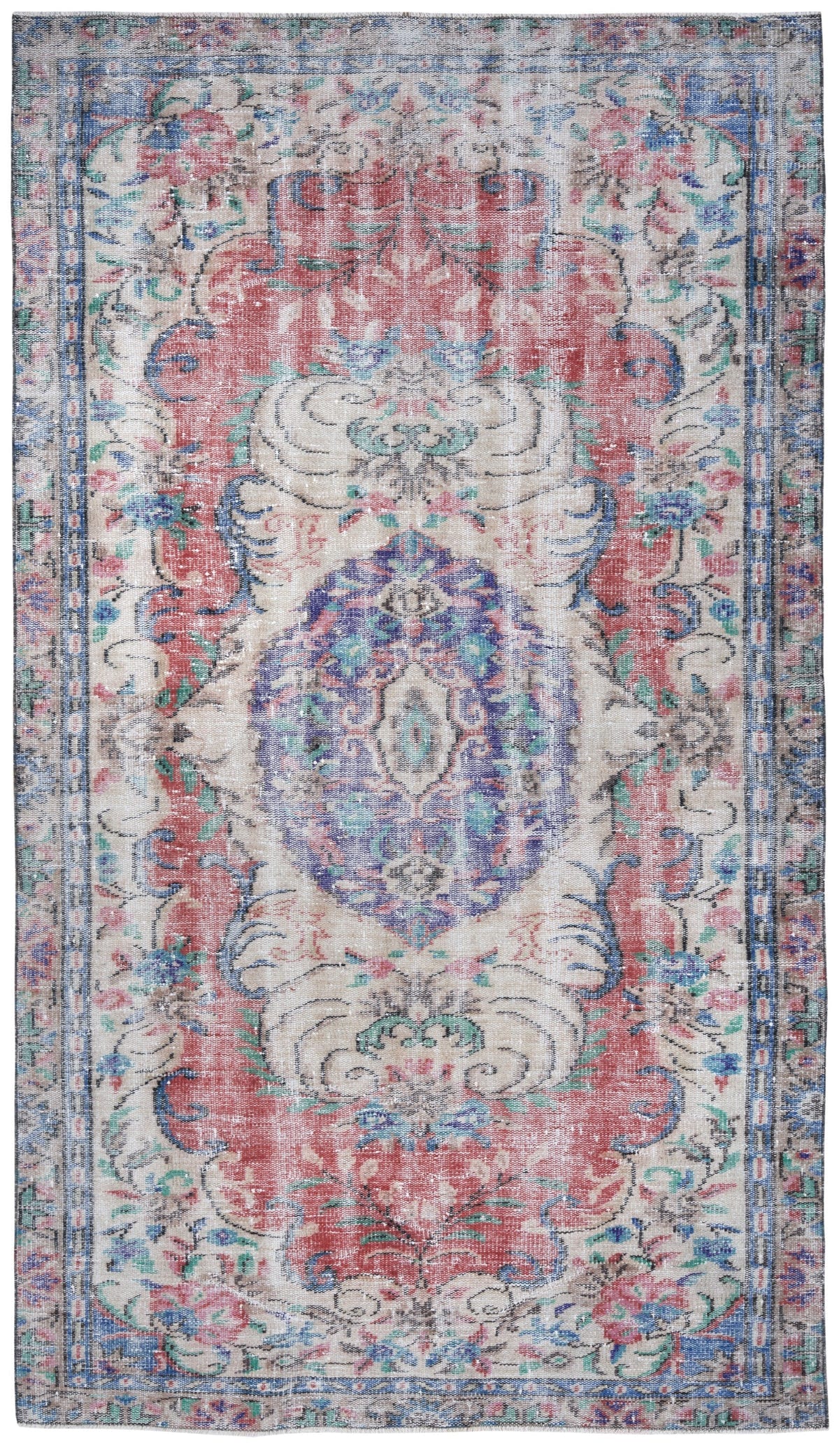 8235, Turkish Manisa Area Rug