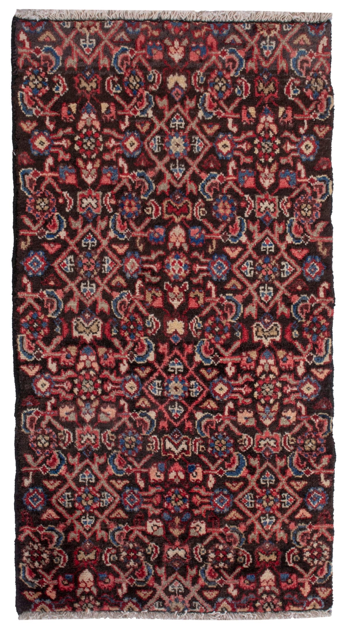 4849, Persian Hamadan Mini Rug