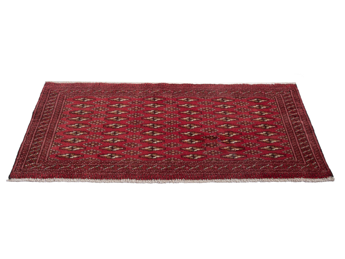 4851, Persian Torkaman Mini Rug