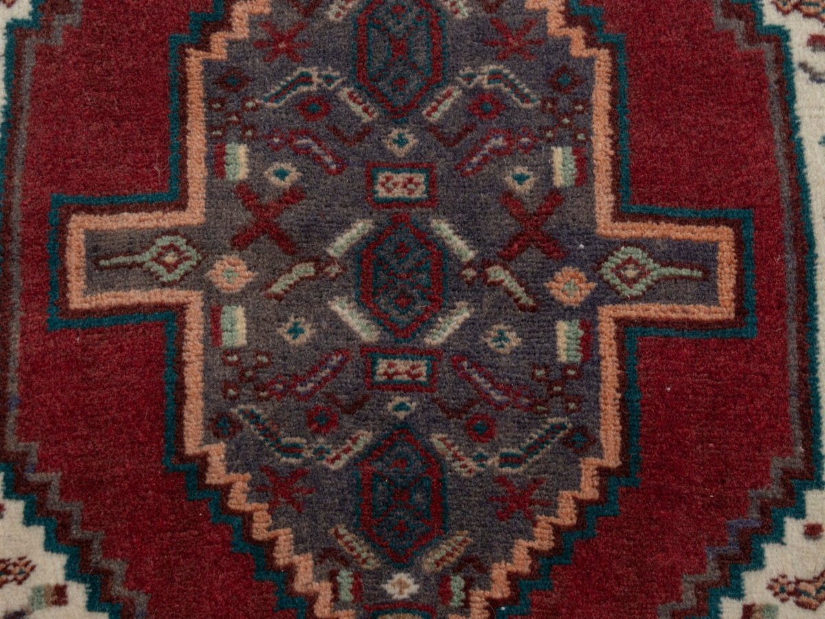 4892, Persian Sanandaj Mini Rug