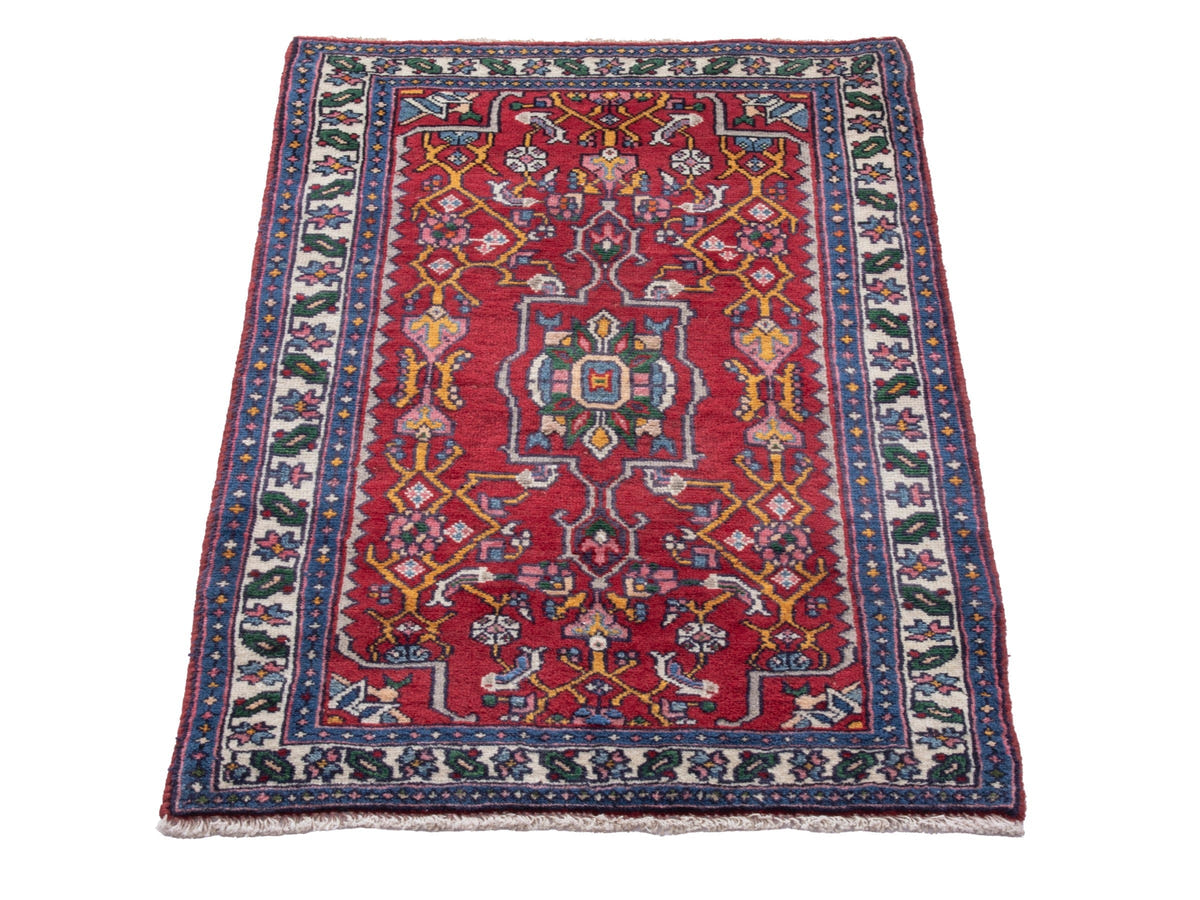 4896, Persian Hamadan Mini Rug