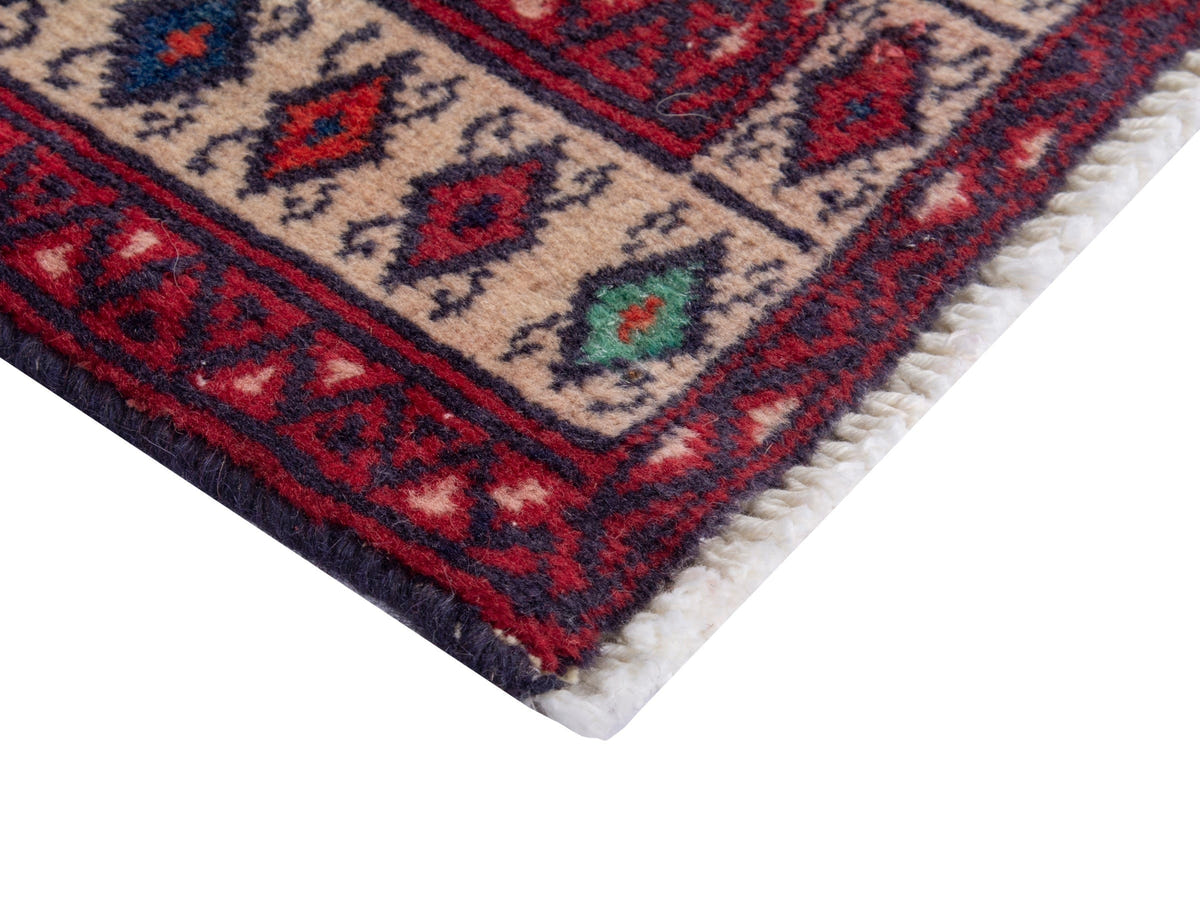 4834, Persian Torkaman Mini Rug