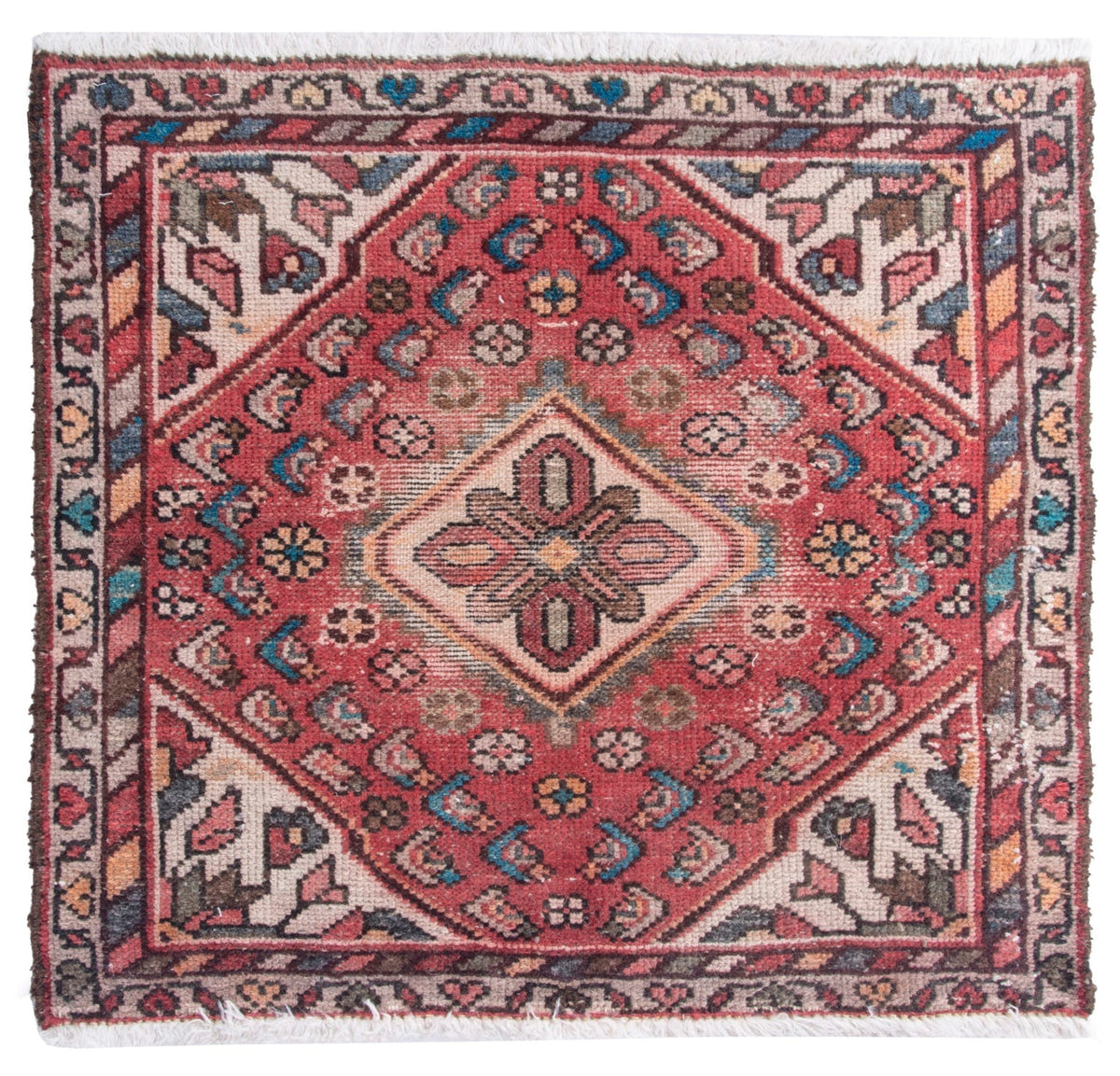 4858, Persian Hamadan Mini Rug