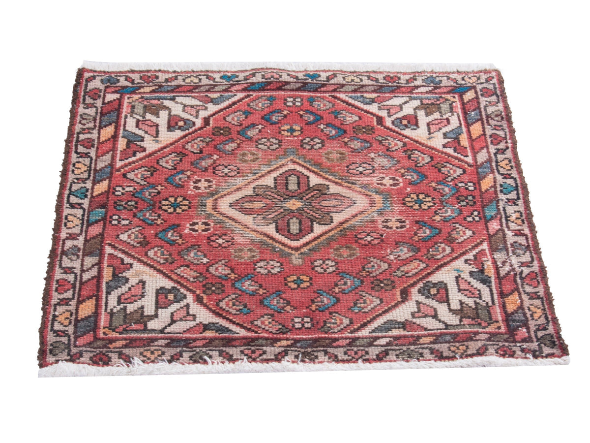 4858, Persian Hamadan Mini Rug