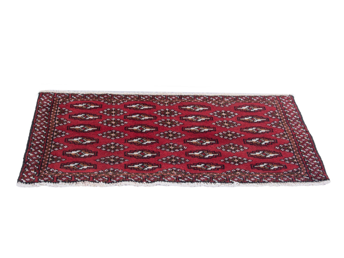 4872, Persian Torkaman Mini Rug