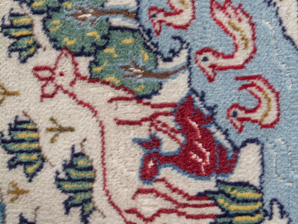 4891, Persian Nain Mini Rug