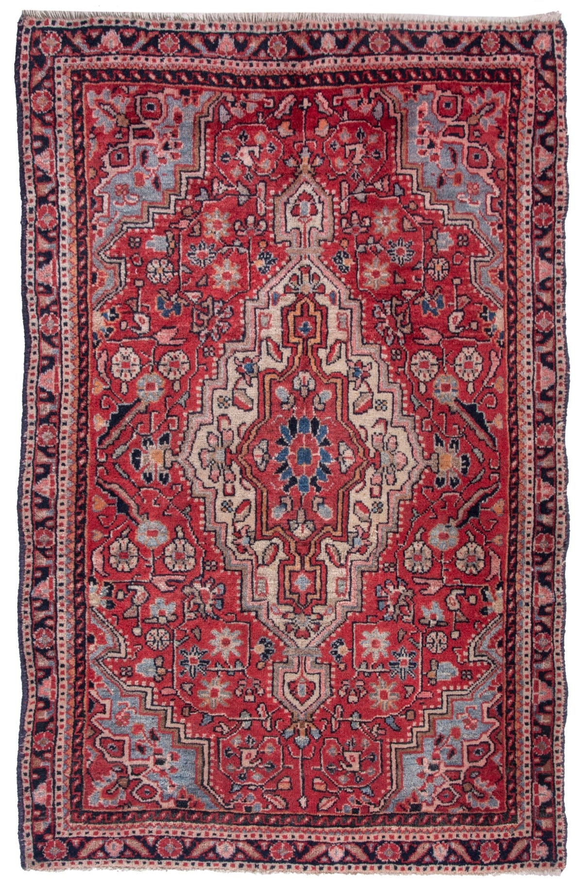 4897, Persian Malayer Mini Rug