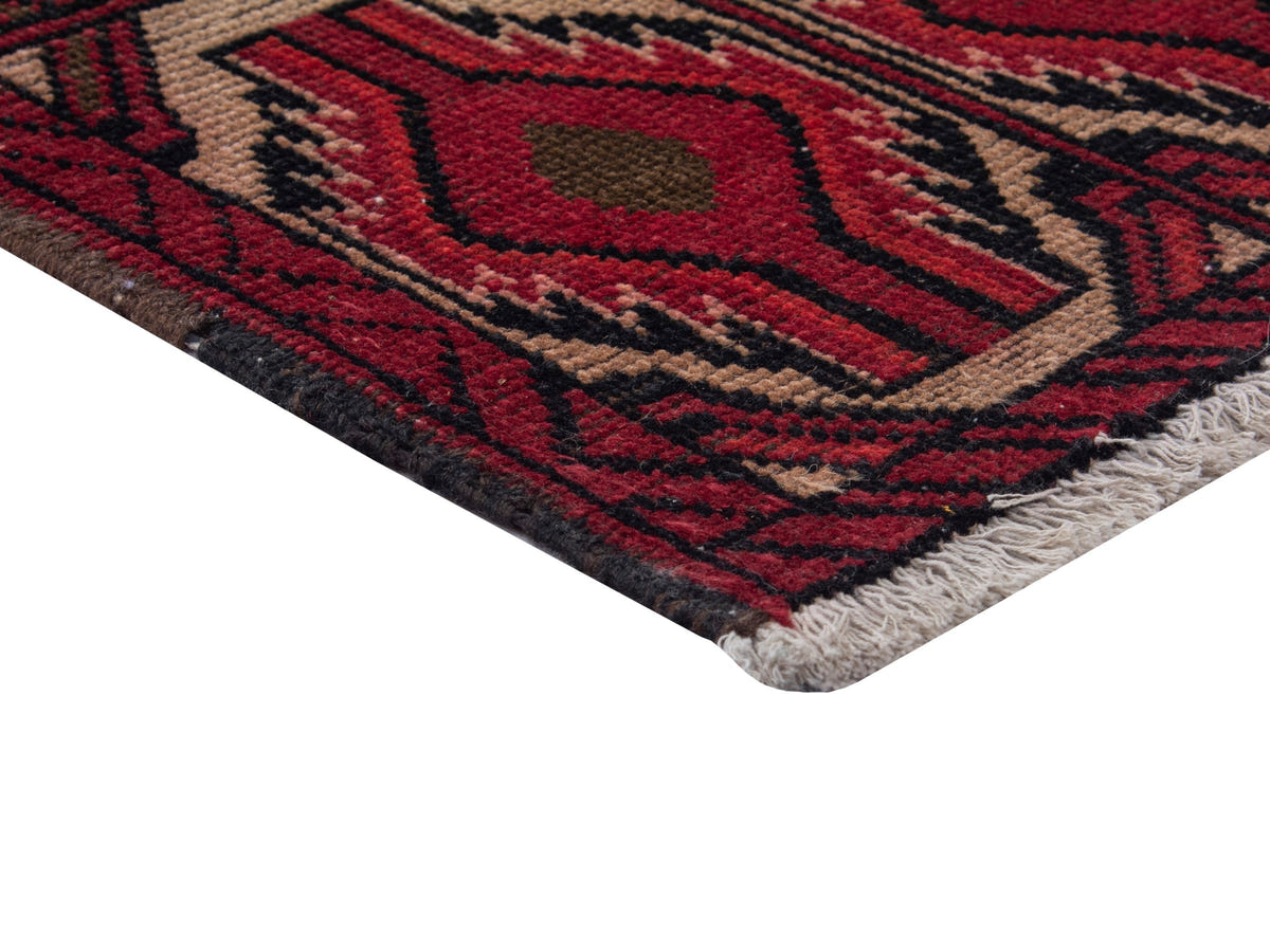 4488, Persian Baluch Mini Rug