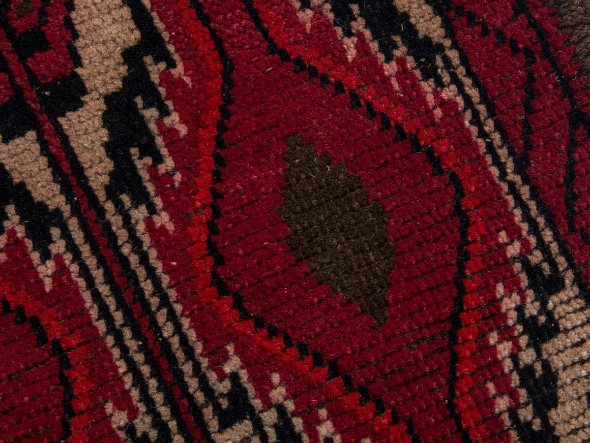 4488, Persian Baluch Mini Rug