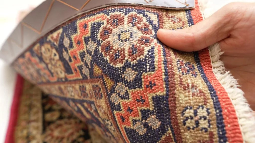 Back of a hand-knotted vintage rug — article cover