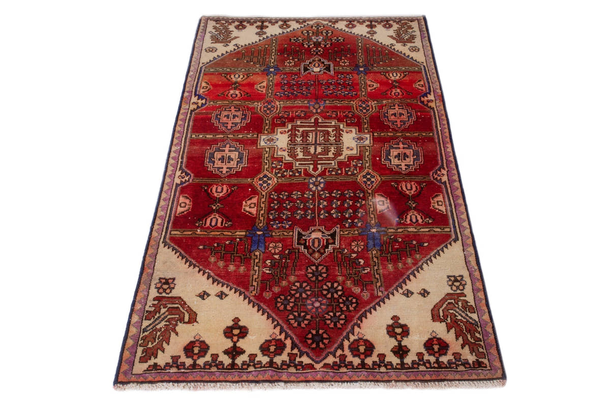 Vintage Persian Zanjan rug