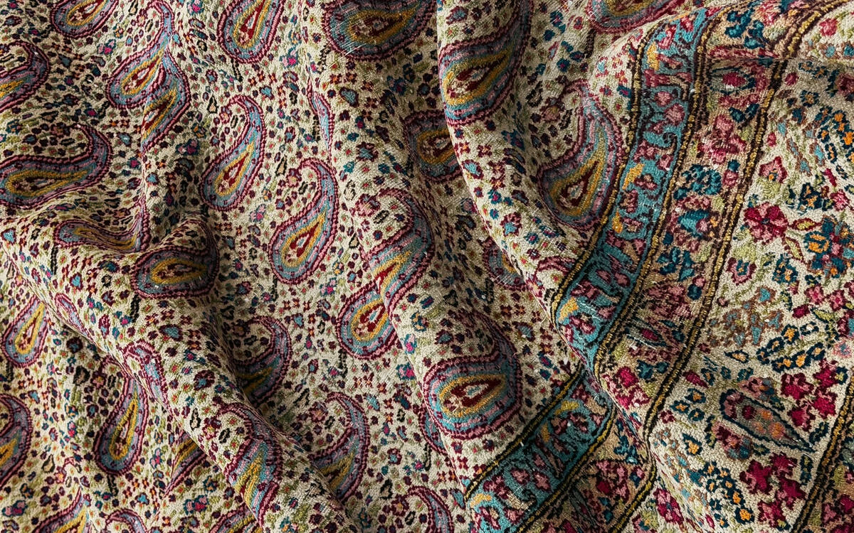 Kerman Rugs, vintage hand-knotted rug at Storied Rugs