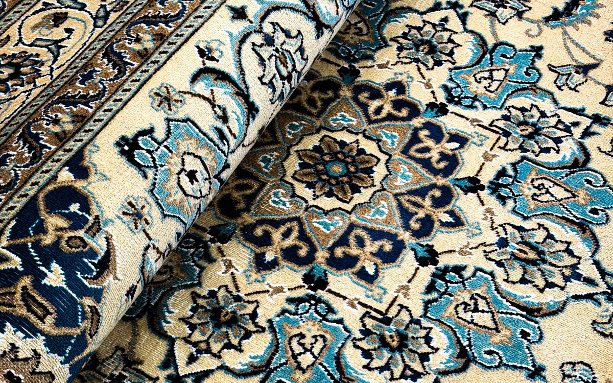 Nain Rugs, vintage hand-knotted rug at Storied Rugs