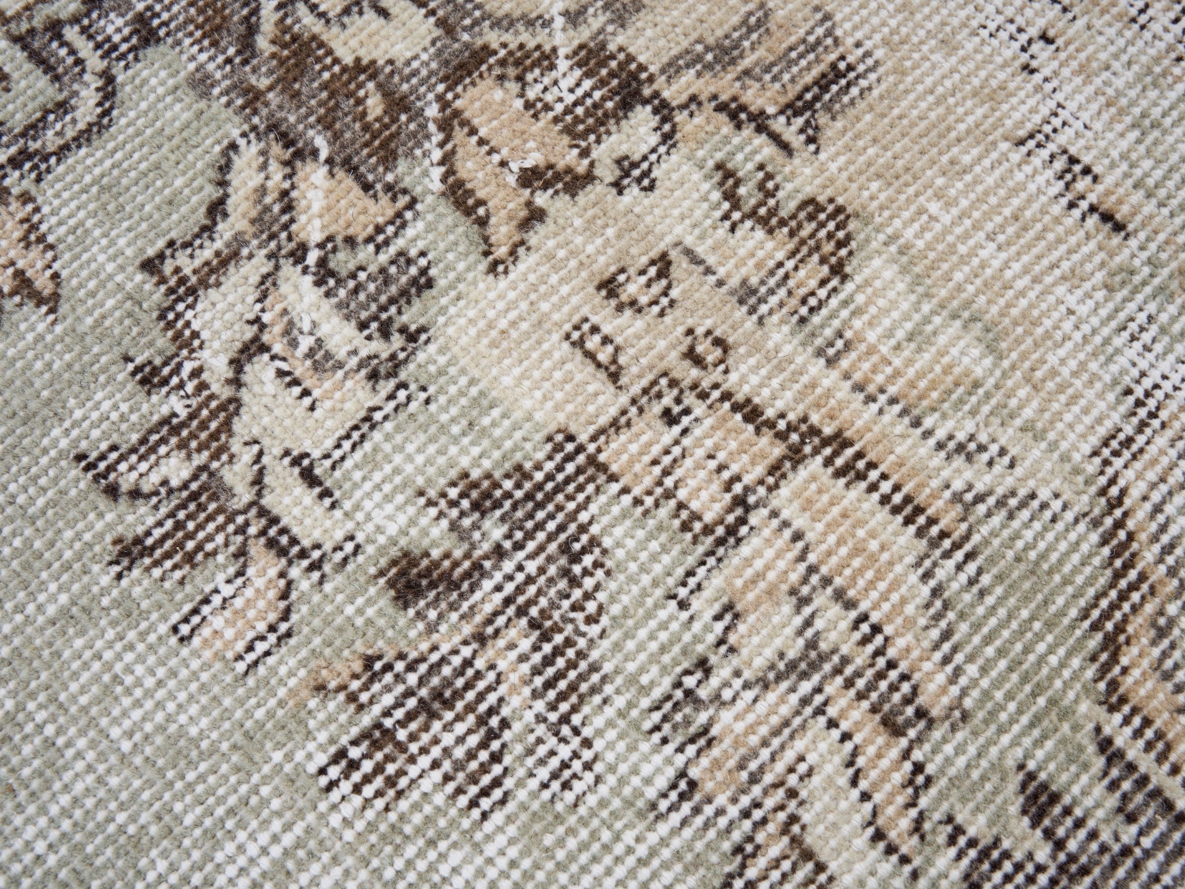 Turkish Isparta oversized rug in ivory and greige, view 7 of 10