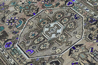 10026 - Persian Shiraz Runner Rug 3'7" x 10'4"
